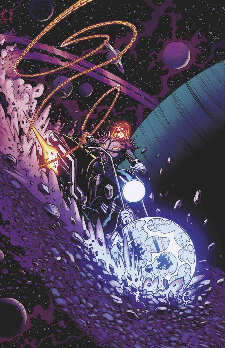 Cosmic Ghost Rider #1 Unknown Comics Nick Roche Exclusive Virgin Var (03/01/2023) - Collectors World Toys Main image