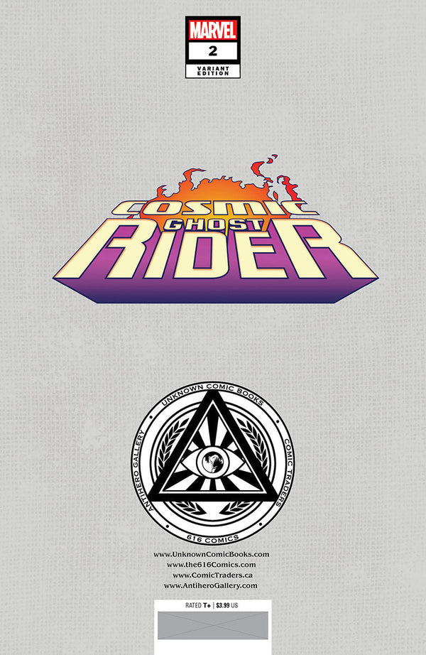 Cosmic Ghost Rider #2 Unknown Comics Marco Mastrazzo Exclusive Virgin Var (04/05/2023) - Collectors World Toys