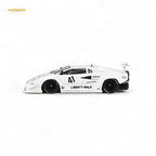 Mini-GT Lamborghini Countach LB-WORKS White 2024 Tokyo Auto Salon 1:64 MGT00966