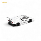 Mini-GT Lamborghini Countach LB-WORKS White 2024 Tokyo Auto Salon 1:64 MGT00966