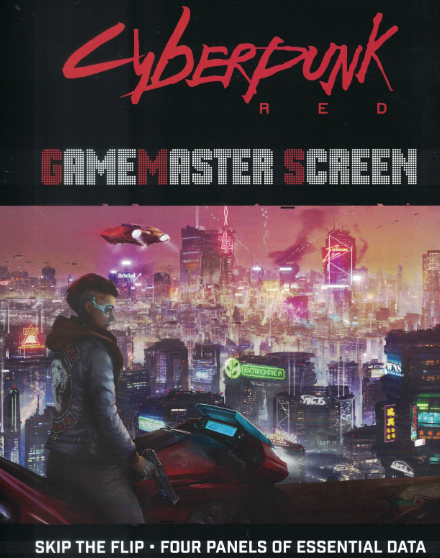 Cyberpunk Red Gamemaster Screen - Collectors World Toys