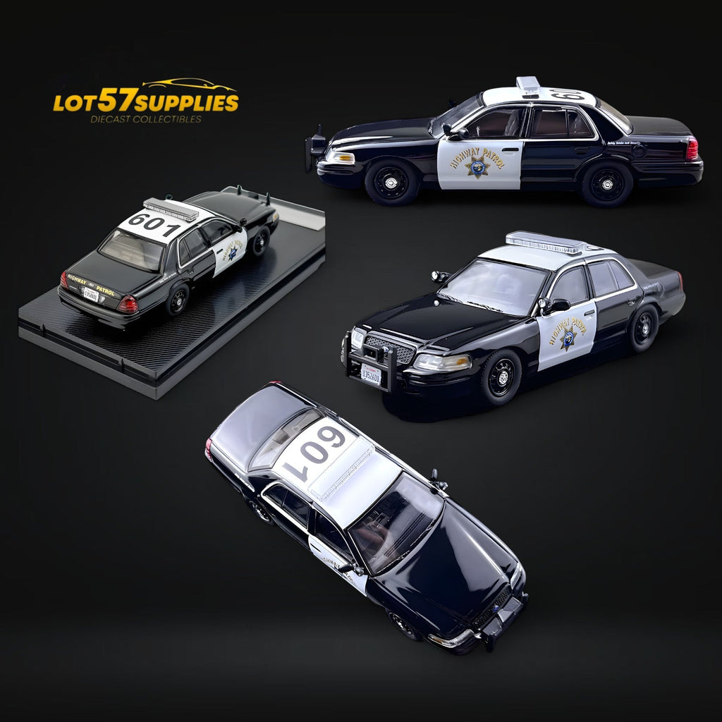 Rollin Ford Crown Victoria California State Police Car 1:64