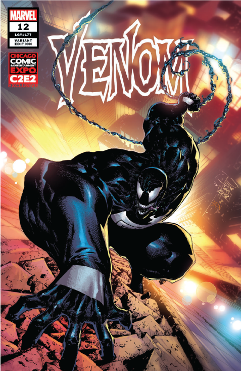 VENOM #12 UNKNOWN COMIC BOOKS TAN C2E2 CONVENTION EXCLUSIVE 3/27/2019 - Collectors World Toys Main image