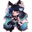 Kitsu Moonvale Chibi Sticker