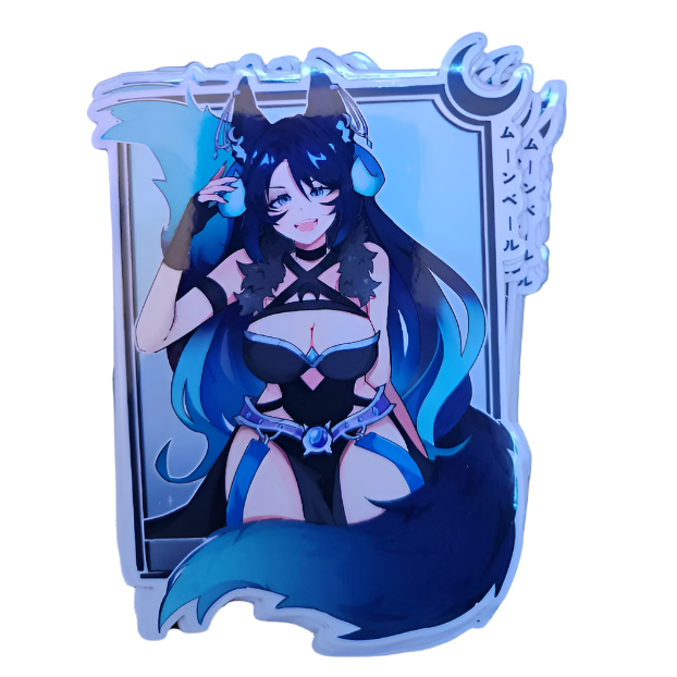 Kitsu Moonvale Waifu Sticker - Collectors World Toys Hover Image