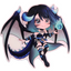 Kitsu Moonvale Chibi Dragon Sticker