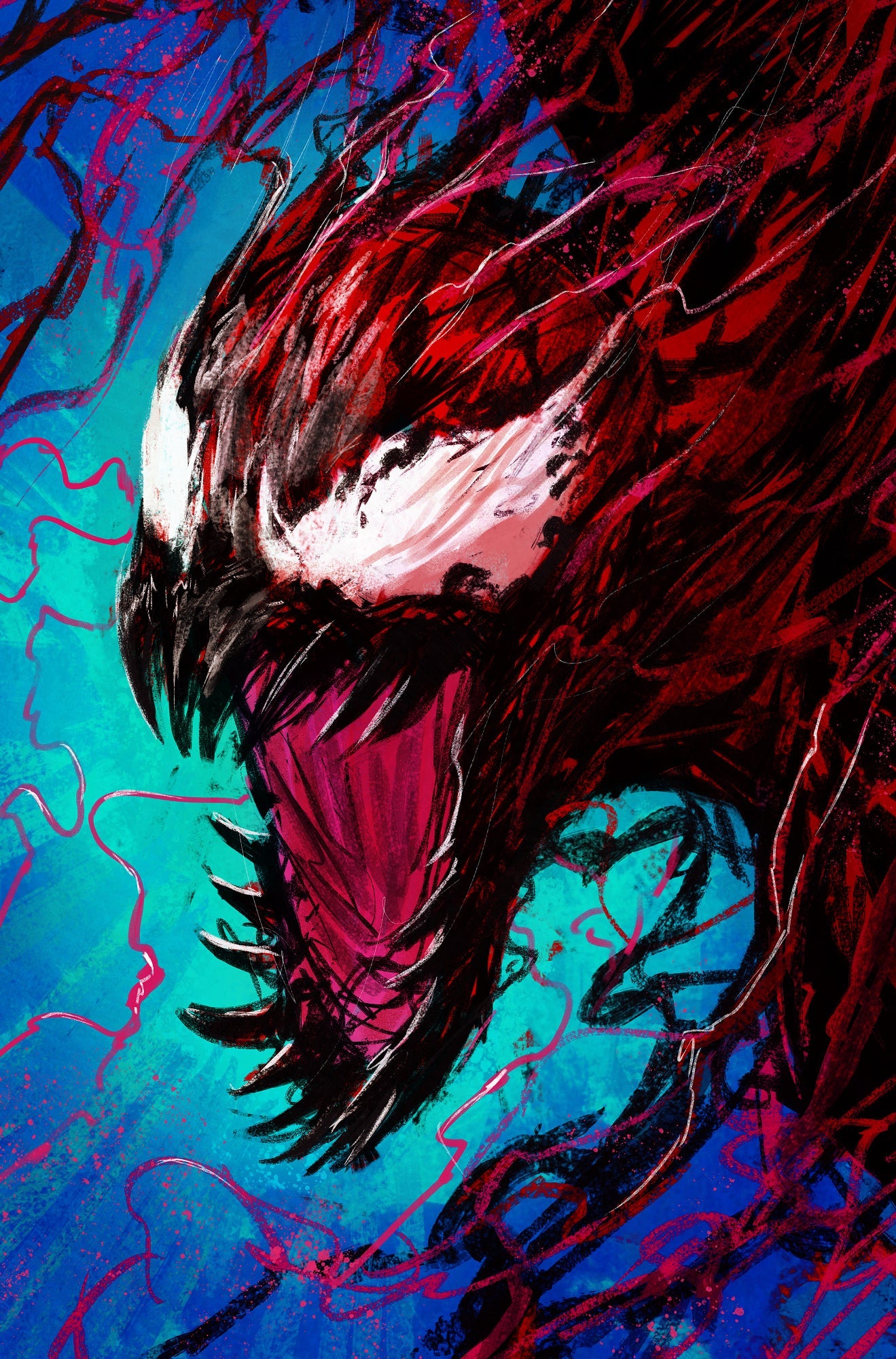 Venom #30 Unknown Comics Dave Rapoza Exclusive Sketch Virgin Var (11/18/2020) - Collectors World Toys Main image