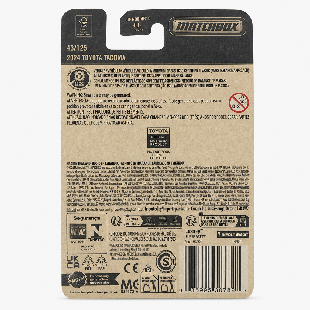 Matchbox 2024 Toyota Tacoma | Matchbox Series 43/125