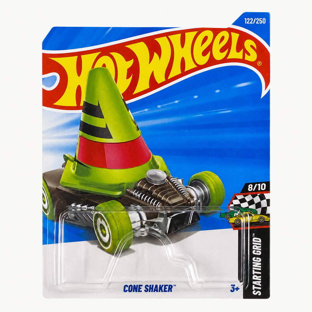 Hot Wheels Cone Shaker (Treasure Hunt) | Starting Grid Series 8/10