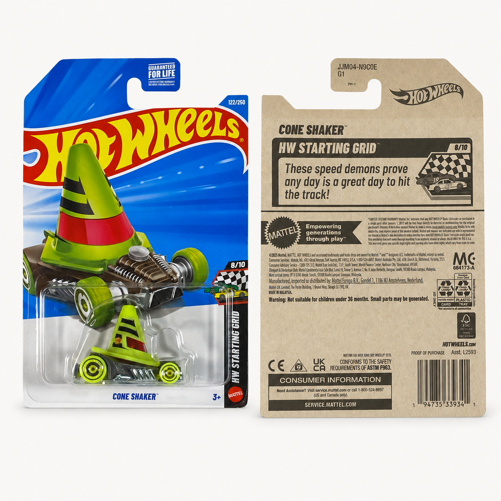 Hot Wheels Cone Shaker (Treasure Hunt) | Starting Grid Series 8/10