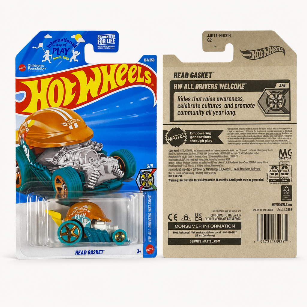 Hot Wheels Head Gasket | All Drivers Welcome Series 3/5