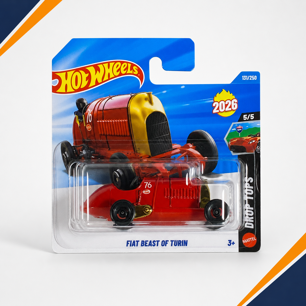 Hot Wheels Fiat Beast of Turin | Drop Tops Series 5/5