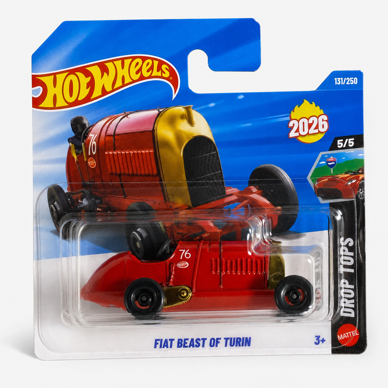 Hot Wheels Fiat Beast of Turin | Drop Tops Series 5/5