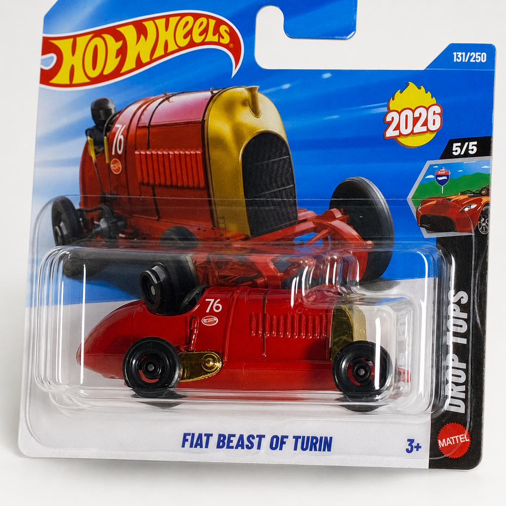 Hot Wheels Fiat Beast of Turin | Drop Tops Series 5/5