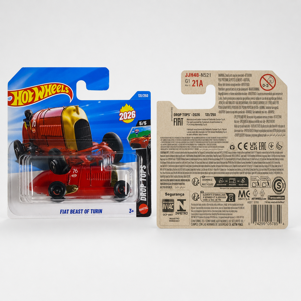 Hot Wheels Fiat Beast of Turin | Drop Tops Series 5/5
