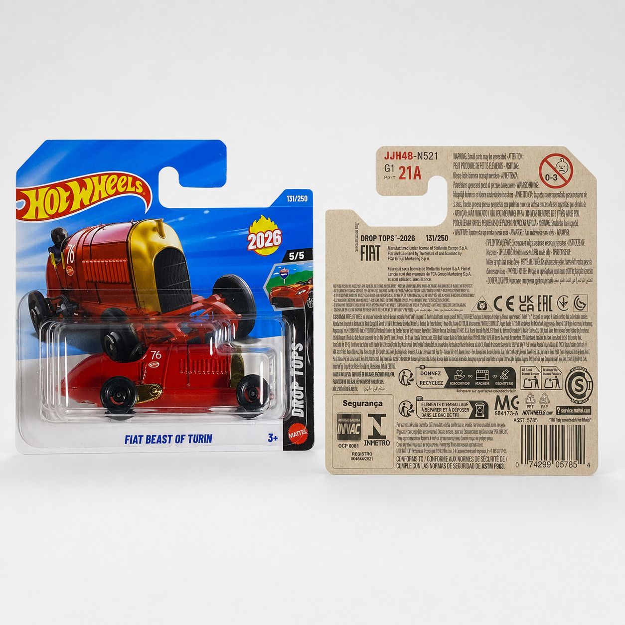 Hot Wheels Fiat Beast of Turin | Drop Tops Series 5/5