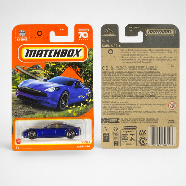 Matchbox Karma GS-6 | Matchbox 70 Years Series 43/100