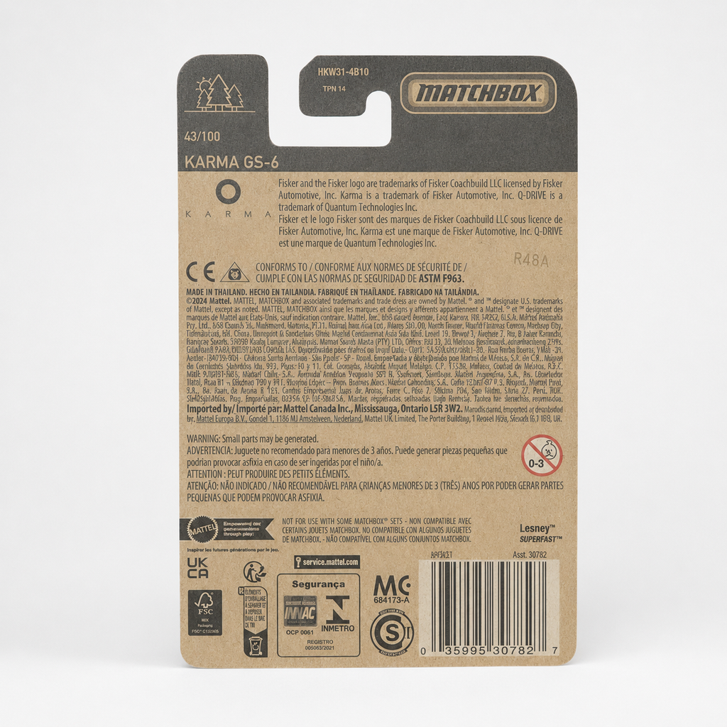 Matchbox Karma GS-6 | Matchbox 70 Years Series 43/100