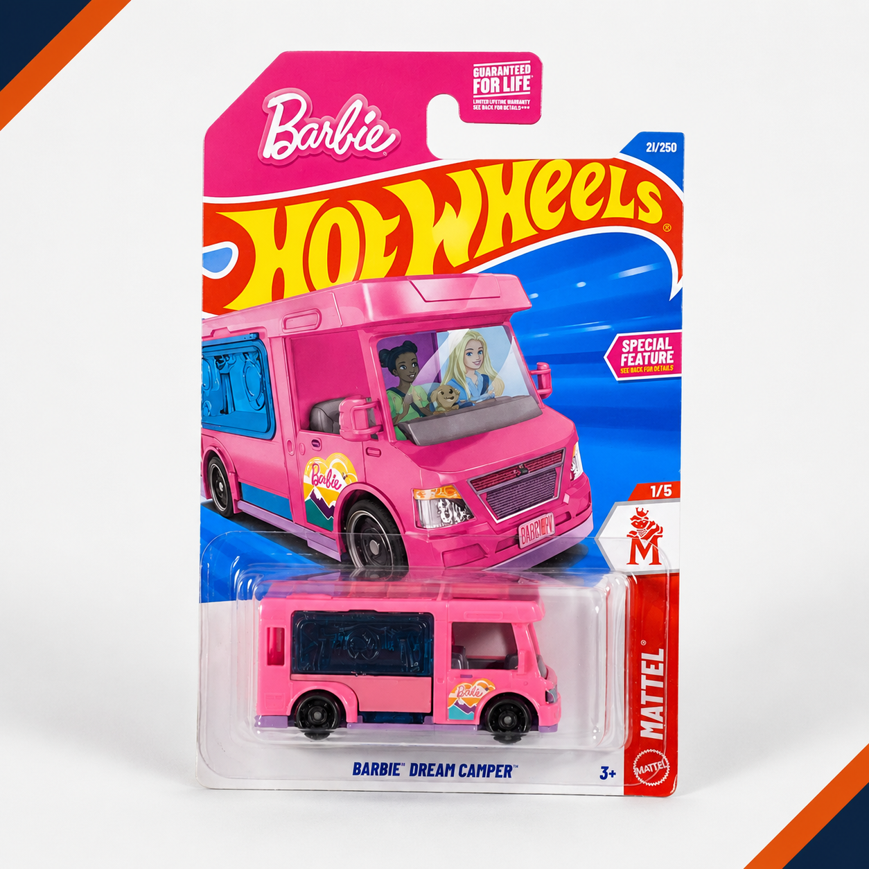 Hot Wheels Barbie Dream Camper | Mattel Series 1/5 - 21/250 Main image