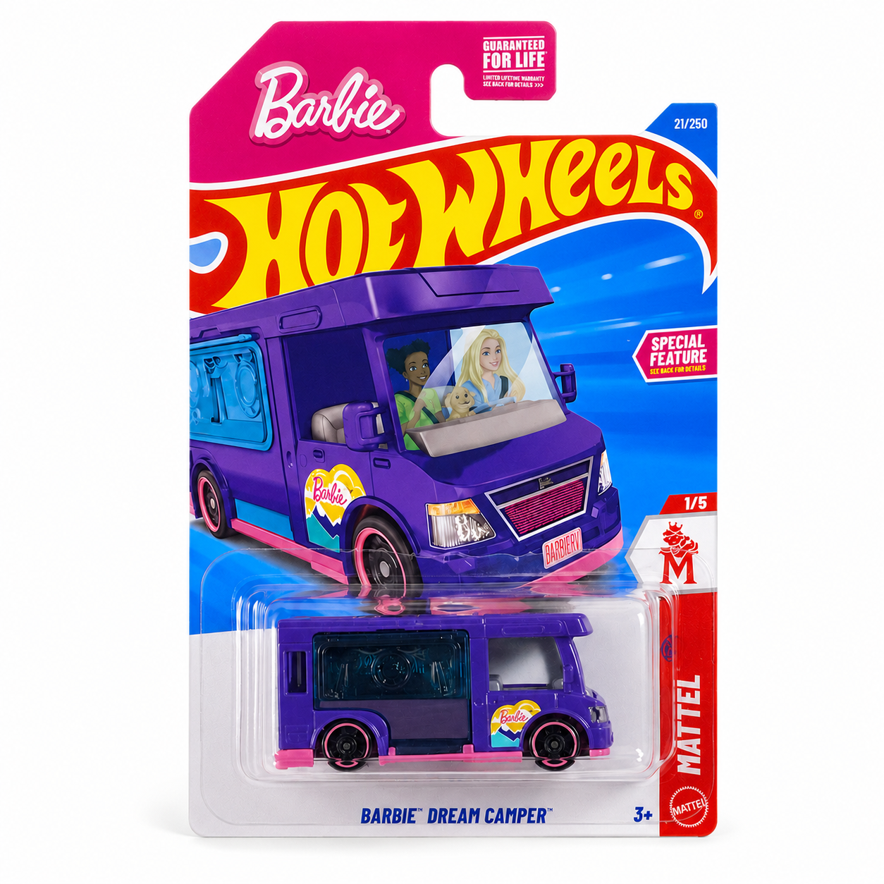 Hot Wheels Barbie Dream Camper | Mattel Series 1/5 - 21/250