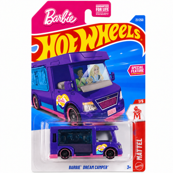Hot Wheels Barbie Dream Camper | Mattel Series 1/5 - 21/250