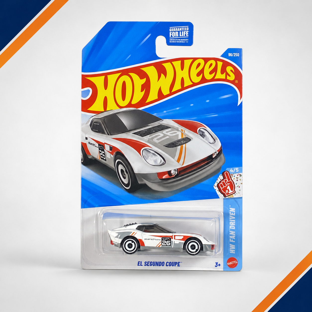 White Hot Wheels El Segundo Coupe | Fan Driven Series 4/5 - 96/250 Main image
