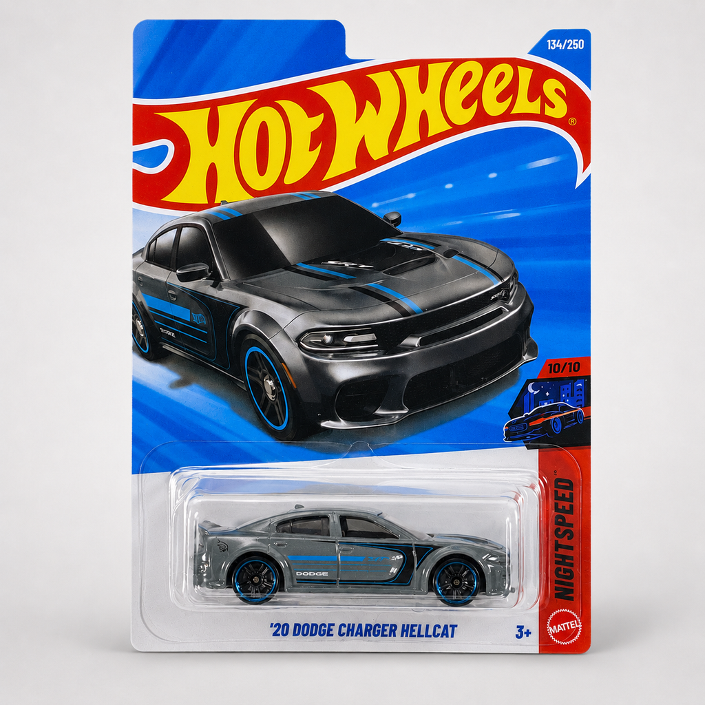 Hot Wheels '20 Dodge Charger Hellcat | Nightspeed Series 10/10 - 134/250