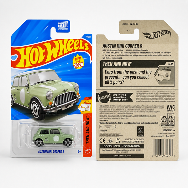 Hot Wheels Austin Mini Cooper S | Then and Now Series 1/10 - 71/250