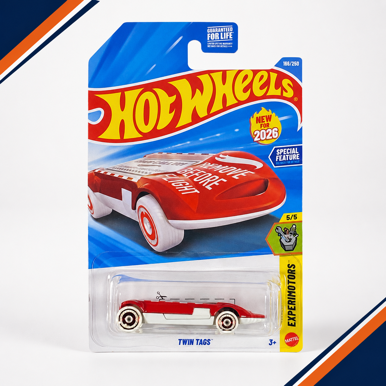 Hot Wheels Twin Tags | Experimotors Series 5/5 - 166/250 Main image