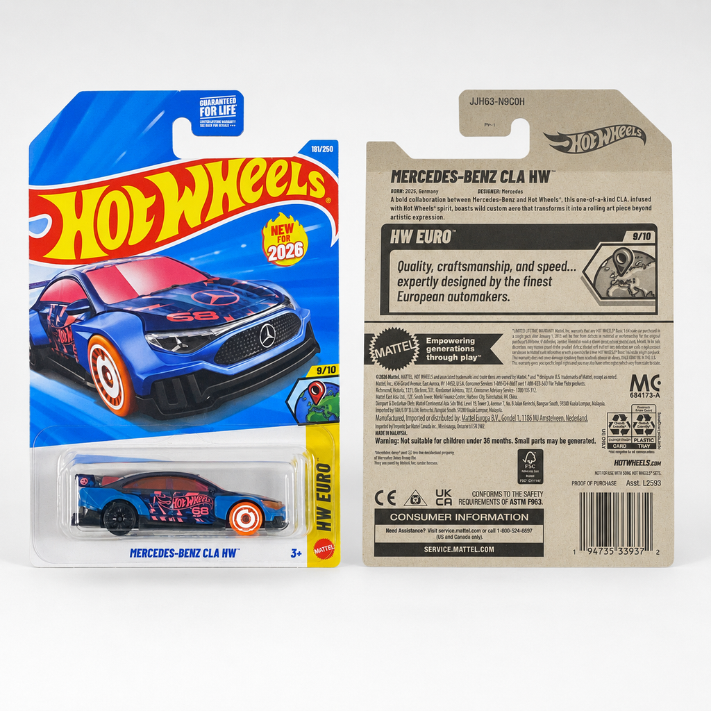 Hot Wheels Mercedes-Benz CLA HW | Euro Series 9/10
