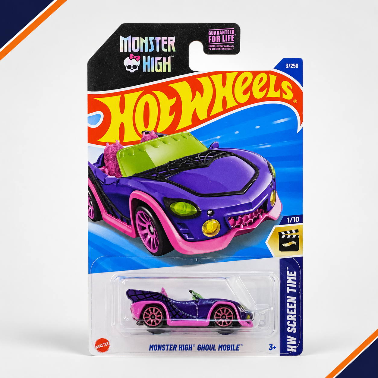 Hot Wheels Monster High Ghoul Mobile | Screen Time Series 1/10 Main image