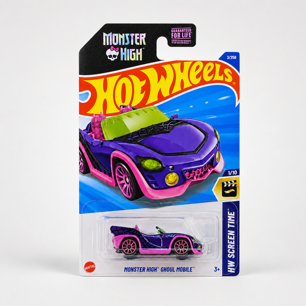 Hot Wheels Monster High Ghoul Mobile | Screen Time Series 1/10 Secondary image