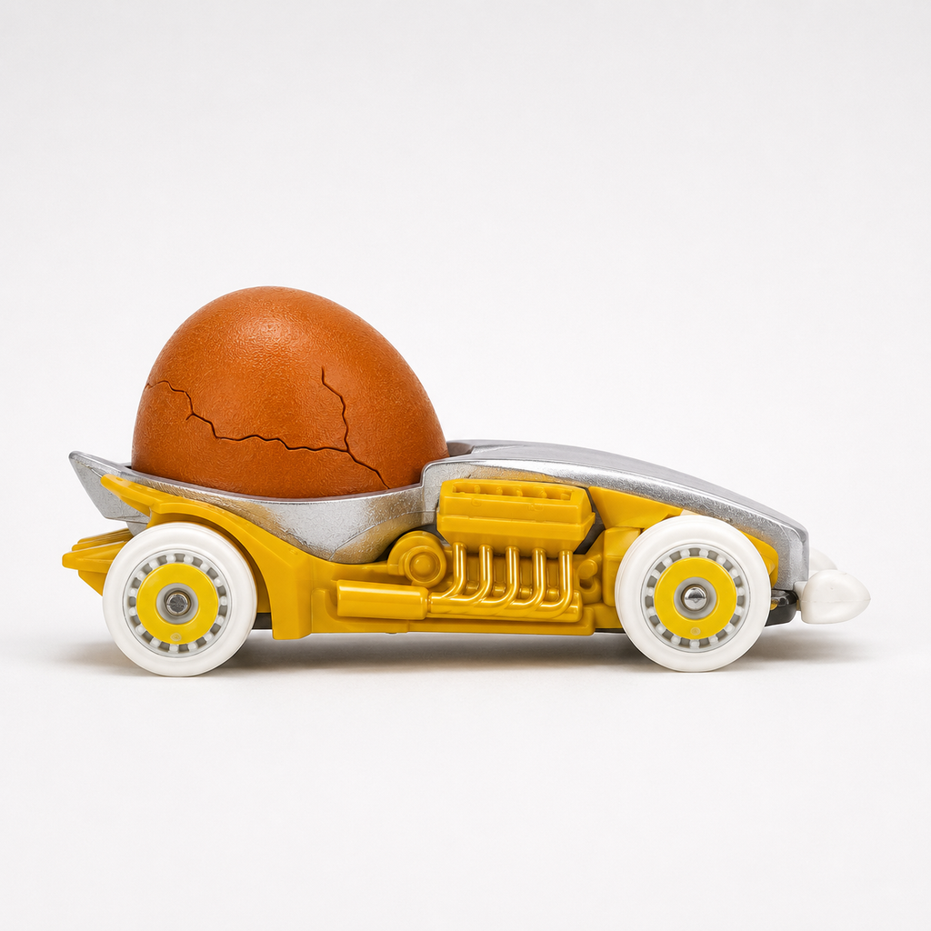 Hot Wheels EggShelleRacer | Drag Racers Series 4/10