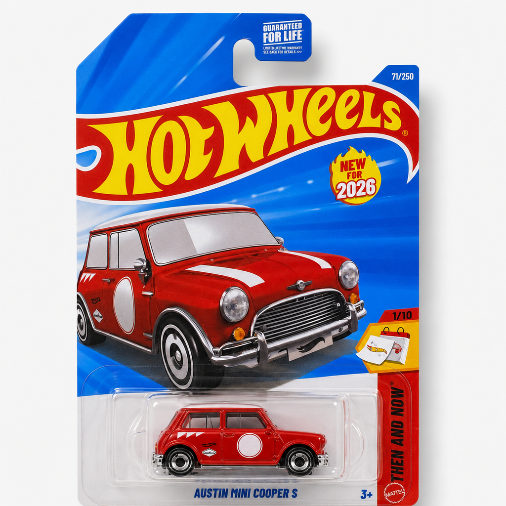 Hot Wheels Austin Mini Cooper S | Then and Now Series 1/10