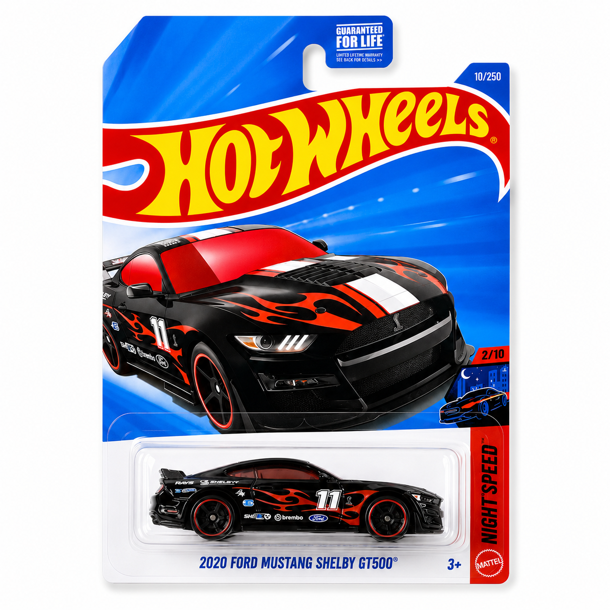 Hot Wheels 2020 Ford Mustang Shelby GT500 | Nightspeed Series 2/10 Main image