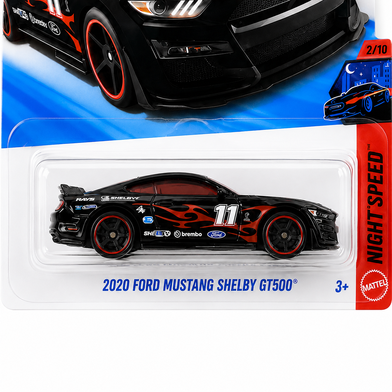 Hot Wheels 2020 Ford Mustang Shelby GT500 | Nightspeed Series 2/10 Secondary image