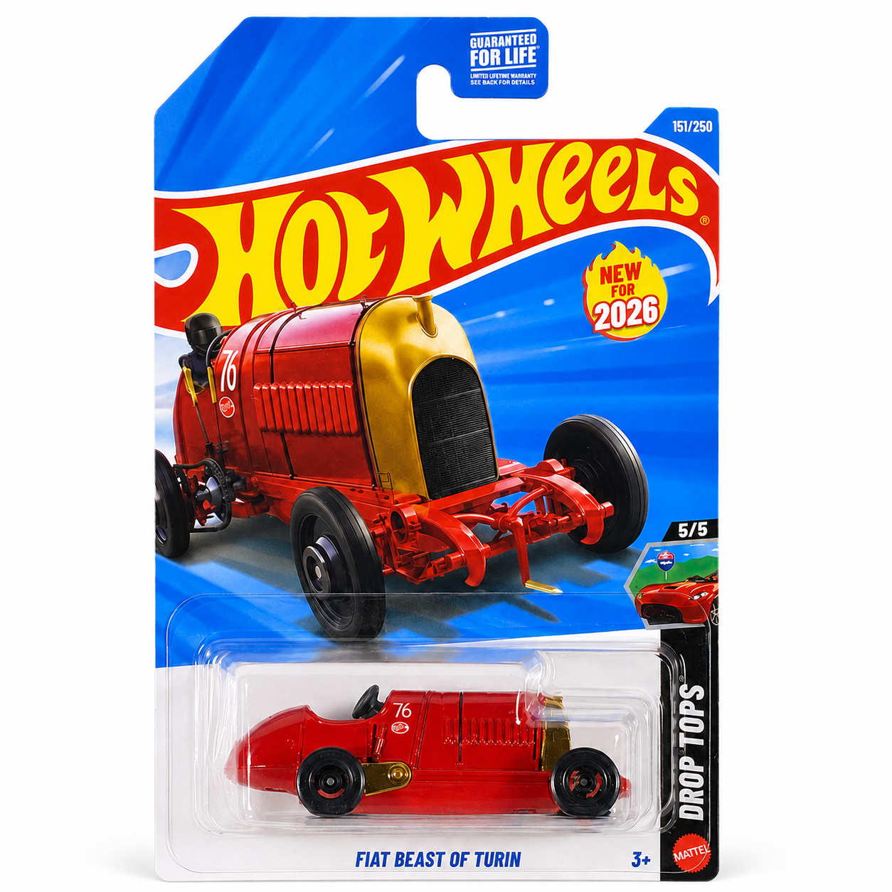 Hot Wheels Fiat Beast of Turin | Drop Tops Series 5/5