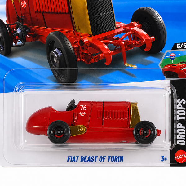 Hot Wheels Fiat Beast of Turin | Drop Tops Series 5/5