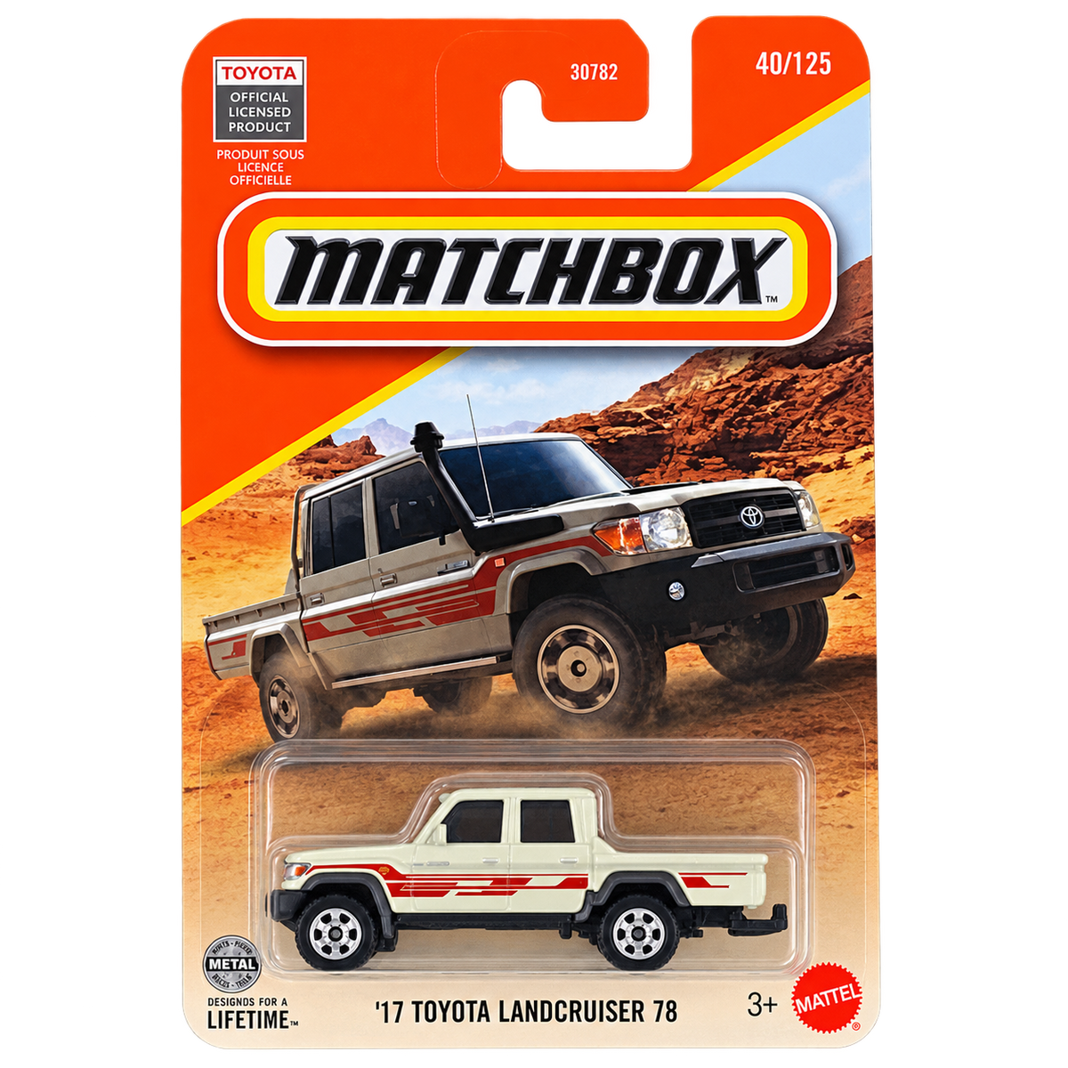 Matchbox '17 Toyota Landcruiser 78 | 2026 Matchbox Series 40/125 Main image
