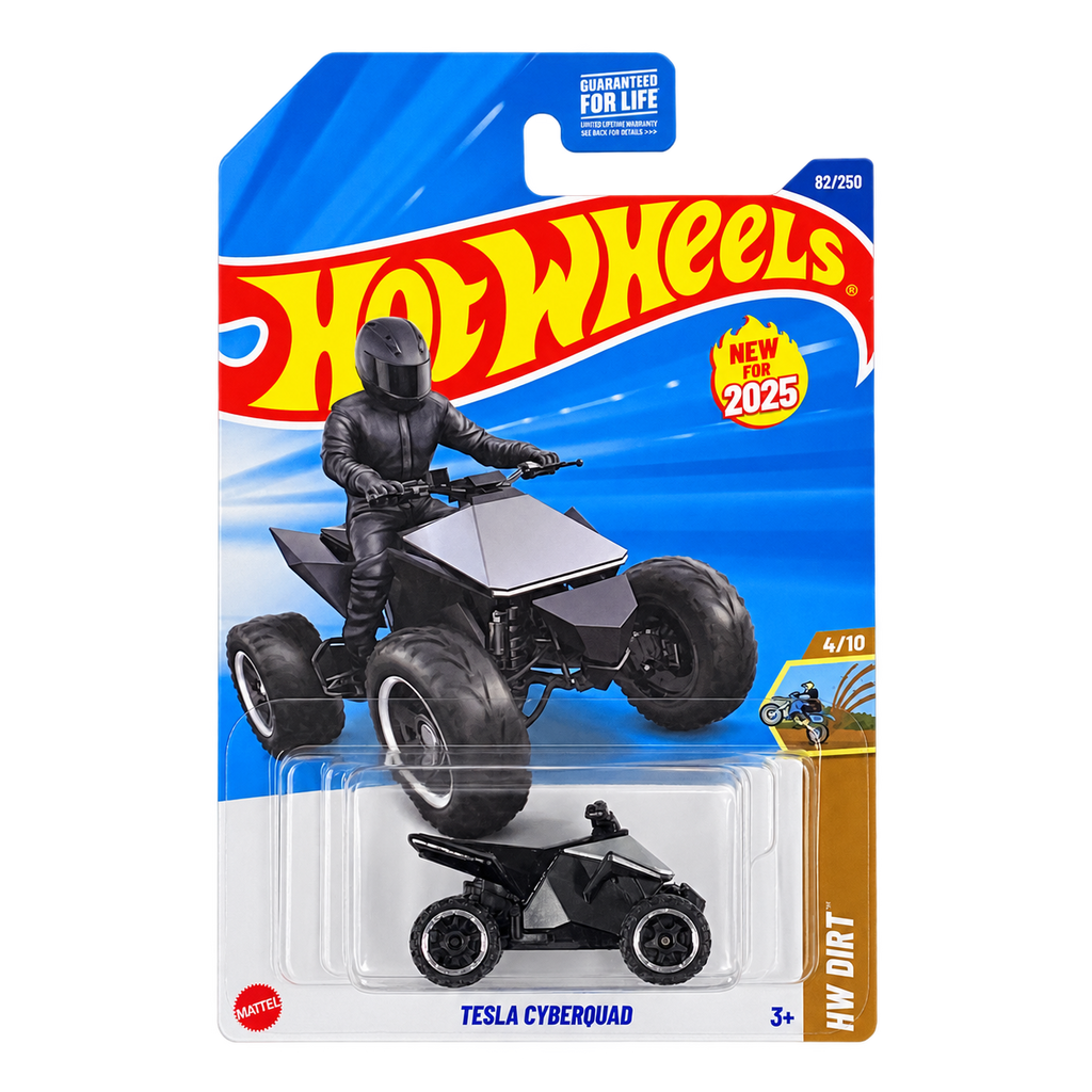 Hot Wheels Tesla Cyberquad | Dirt Series 4/10