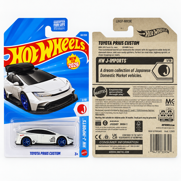 Hot Wheels Toyota Prius Custom | J-Imports Series 1/10
