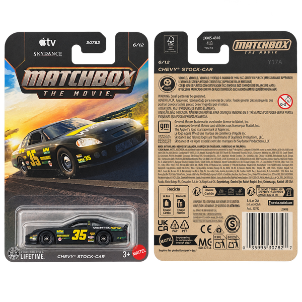 Matchbox Chevy Stock Car | Matchbox The Movie Series 6/12