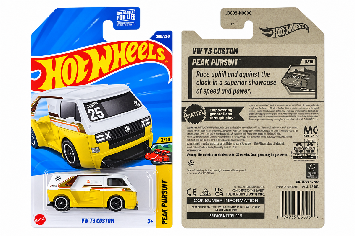 Hot Wheels VW T3 Custom | Peak Pursuit Series 3/10