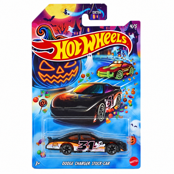 Hot Wheels Dodge Charger Stock Car | Halloween Series 4/5