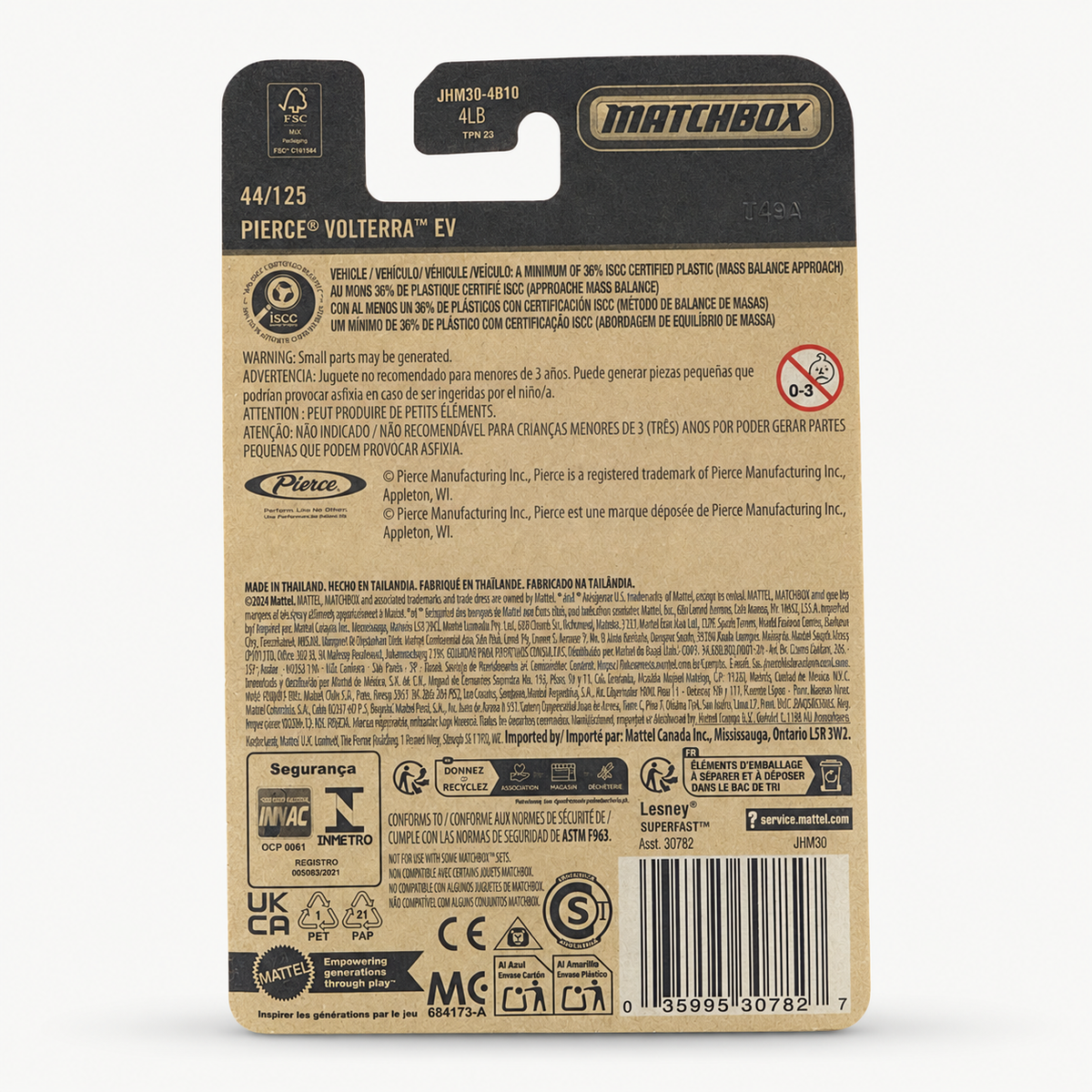 Matchbox Pierce Volterra EV | Matchbox Series 44/125