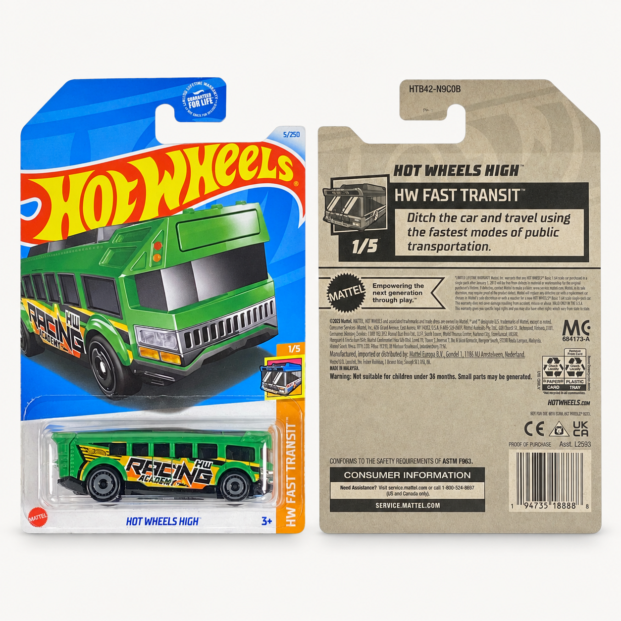 Hot Wheels High - Fast Transit Series 1/5