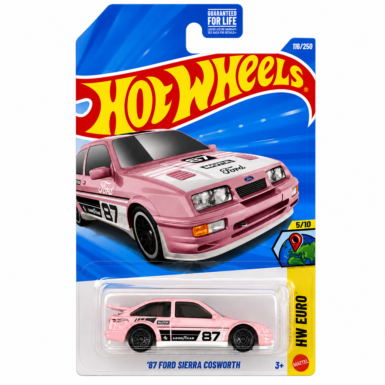 Hot Wheels '87 Ford Sierra Cosworth | Euro Series 5/10 Main image