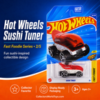 Hot Wheels Sushi Tuner Red Fast Foodie Series 2/5 106/250