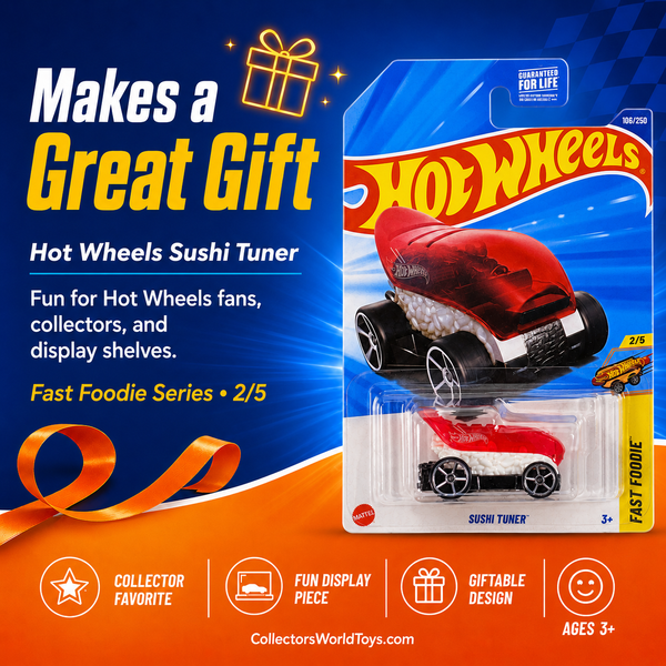 Hot Wheels Sushi Tuner Red Fast Foodie Series 2/5 106/250