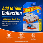 Hot Wheels Quick Chat Silver & Orange Experimotors 9/10 216/250 2025 Die-Cast Car